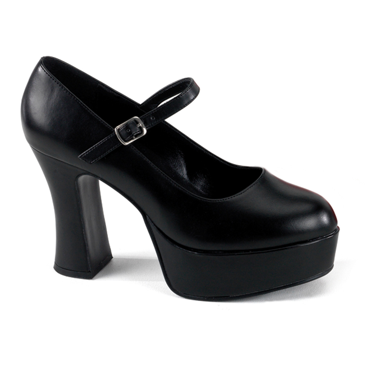 Black matte 4" Mary Jane costume shoes
