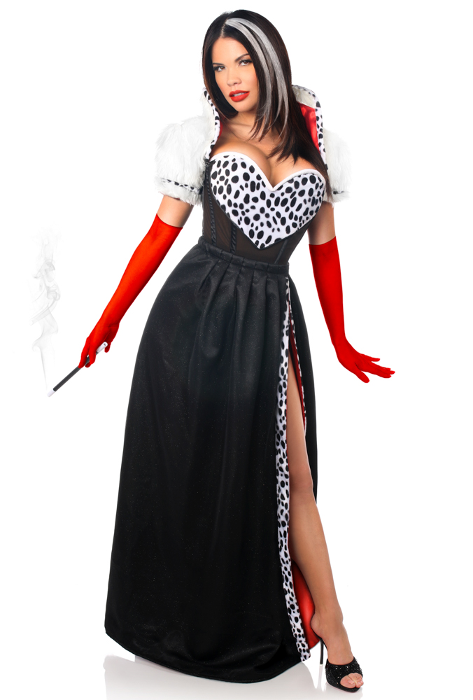 Daisy Corset Cruella Deville corset dress costume